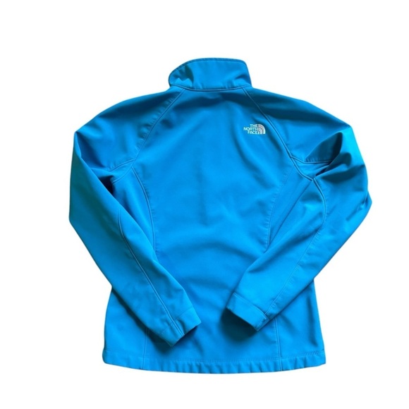 The North Face Womens Apex Bionic Jacket Full Zip Fleece Lined Turquoise Blue S - Picture 2 of 7